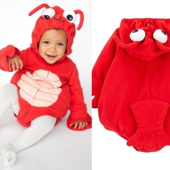 Carter's Other - Carter's Baby Lobster Halloween Costume, Red, Cozy, Ocean, 3-6mo 🦞
